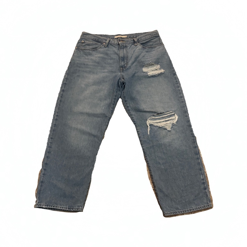 Levi's® 94 Mid Rise Baggy Distressed Jeans